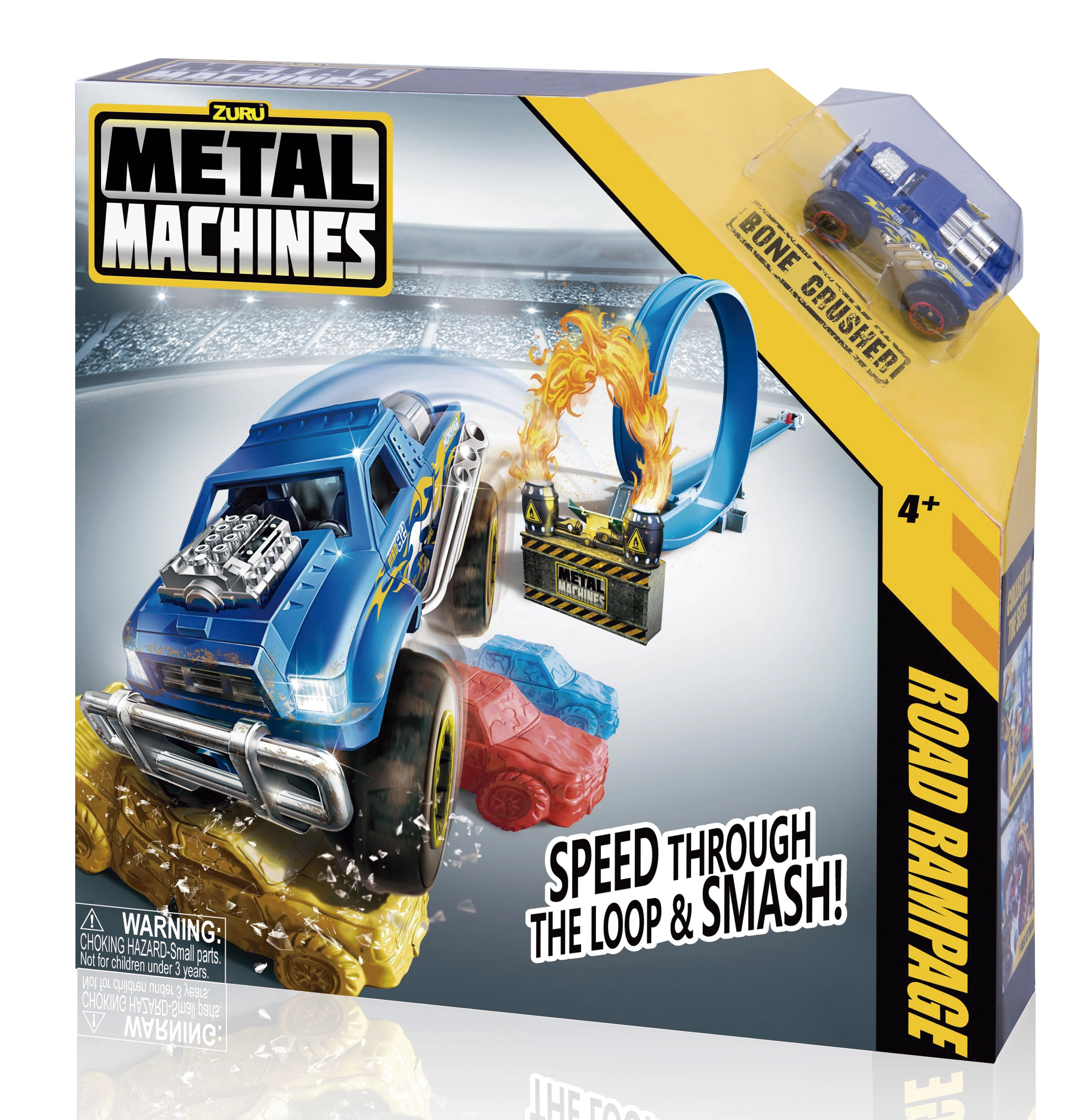 Pista Carrinho Road Rampage Candide Metal Machines
