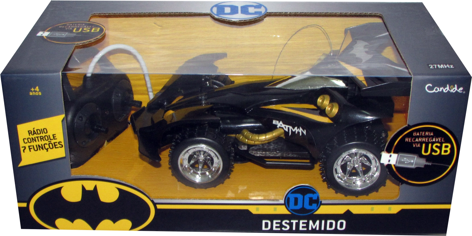 Veic Destemido Rc 7 Func Recarr Ref 9027 Candide