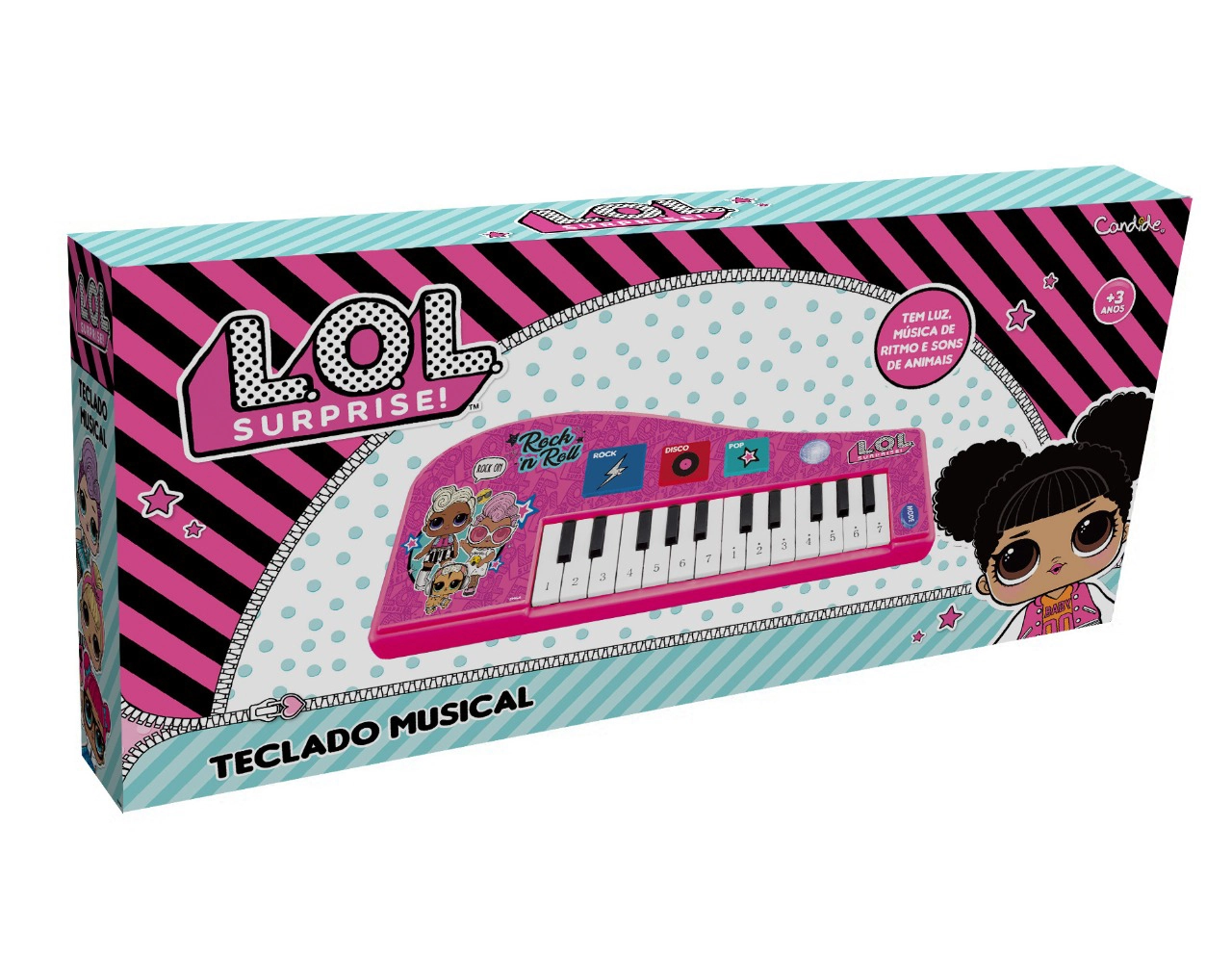 Piano Da Lol Surprise Pilhas Ref 9818 Candide