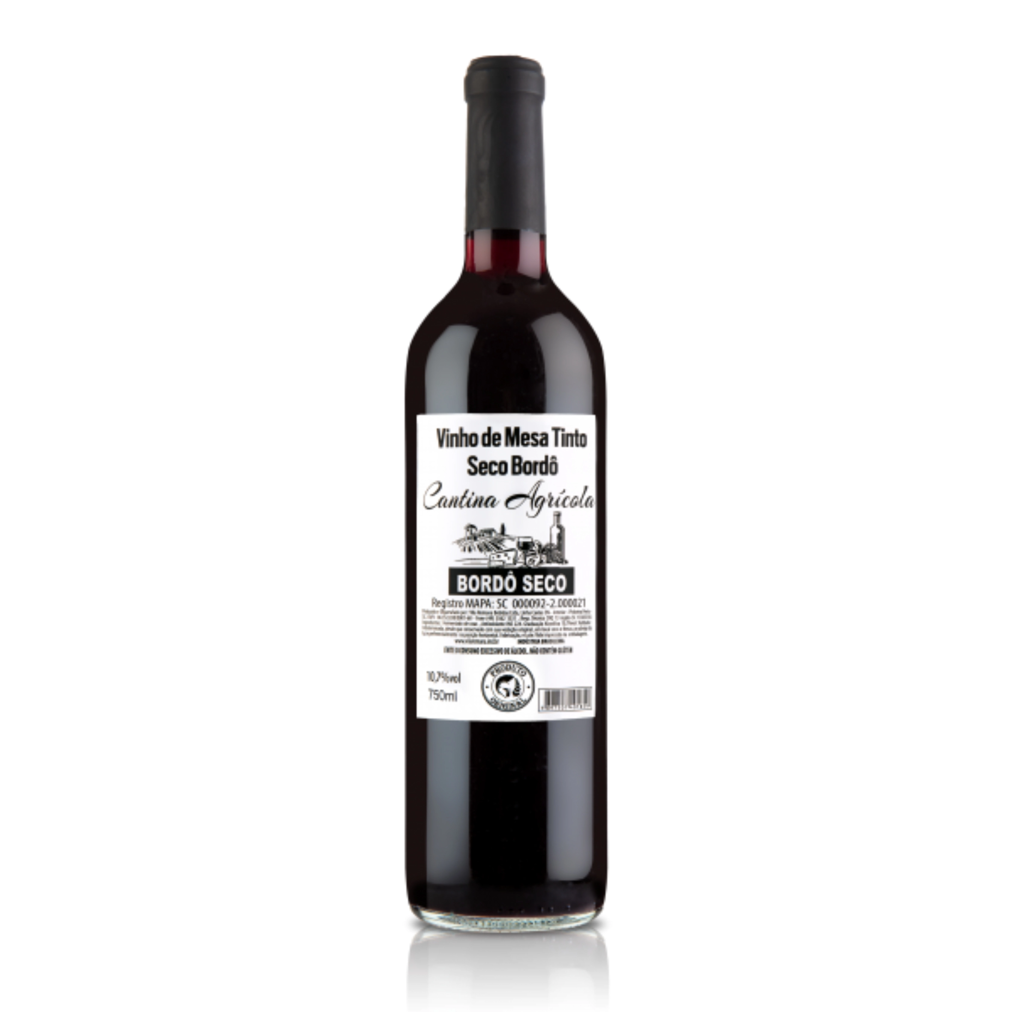Vinho Cantina Agricola Seco Niagara 750ml