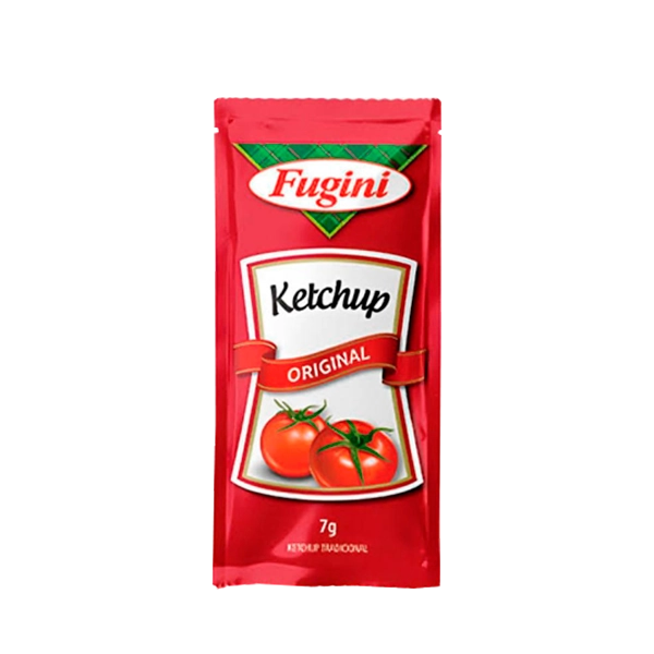 Ketchup De Tomate Tradicional Fugini Mini Sachê 7g