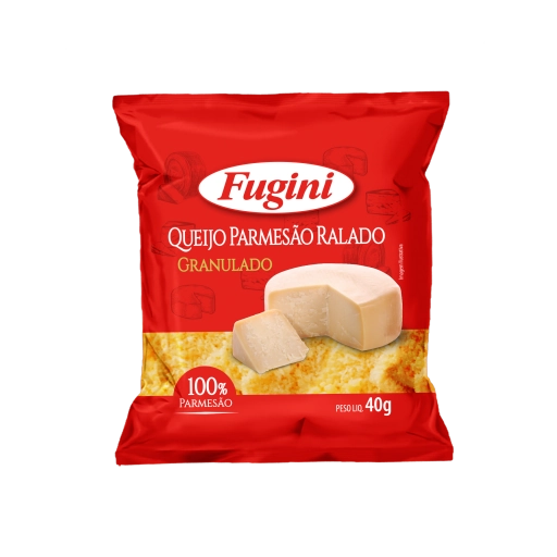 Queijo Fugini Ralado 40g Granulada Und