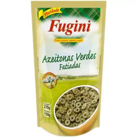 Azeitona Verde Fugini S/car Fatiada Sc