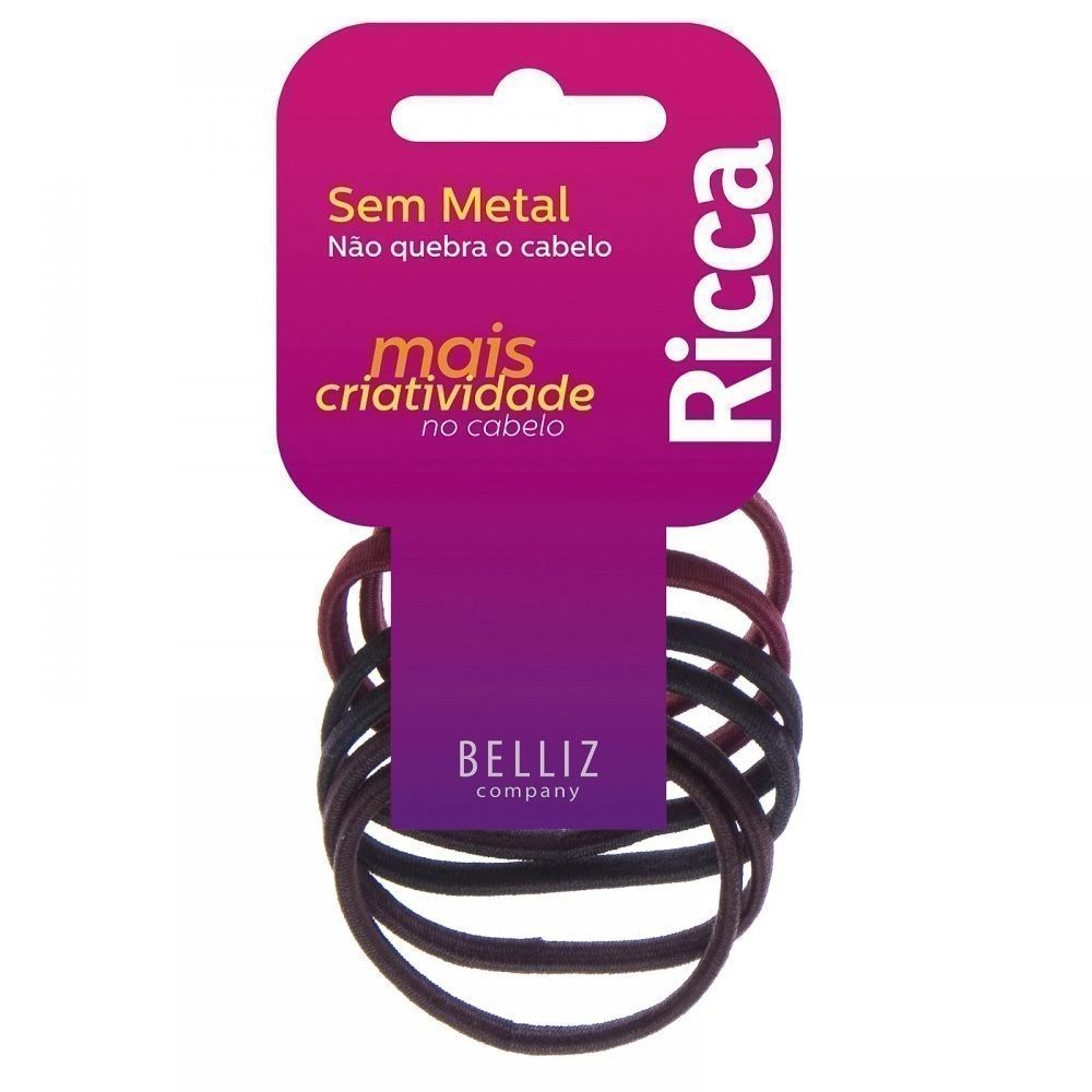 Kit Elástico Basic Ricca Sem Metal