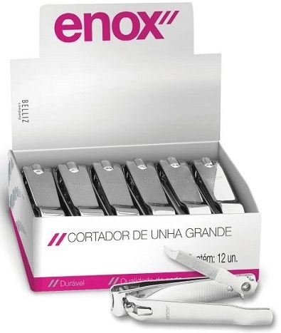 Enox Cortador De Unha Grande C/12un Cx Chav 943