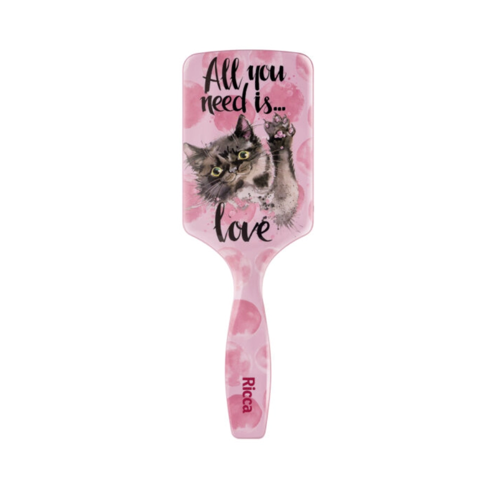 Escova P/cabelo Ricca Racket Kitten Un