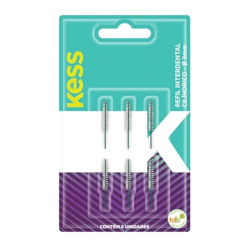 Refil Escova Interdental Kess C6 Cilindrica