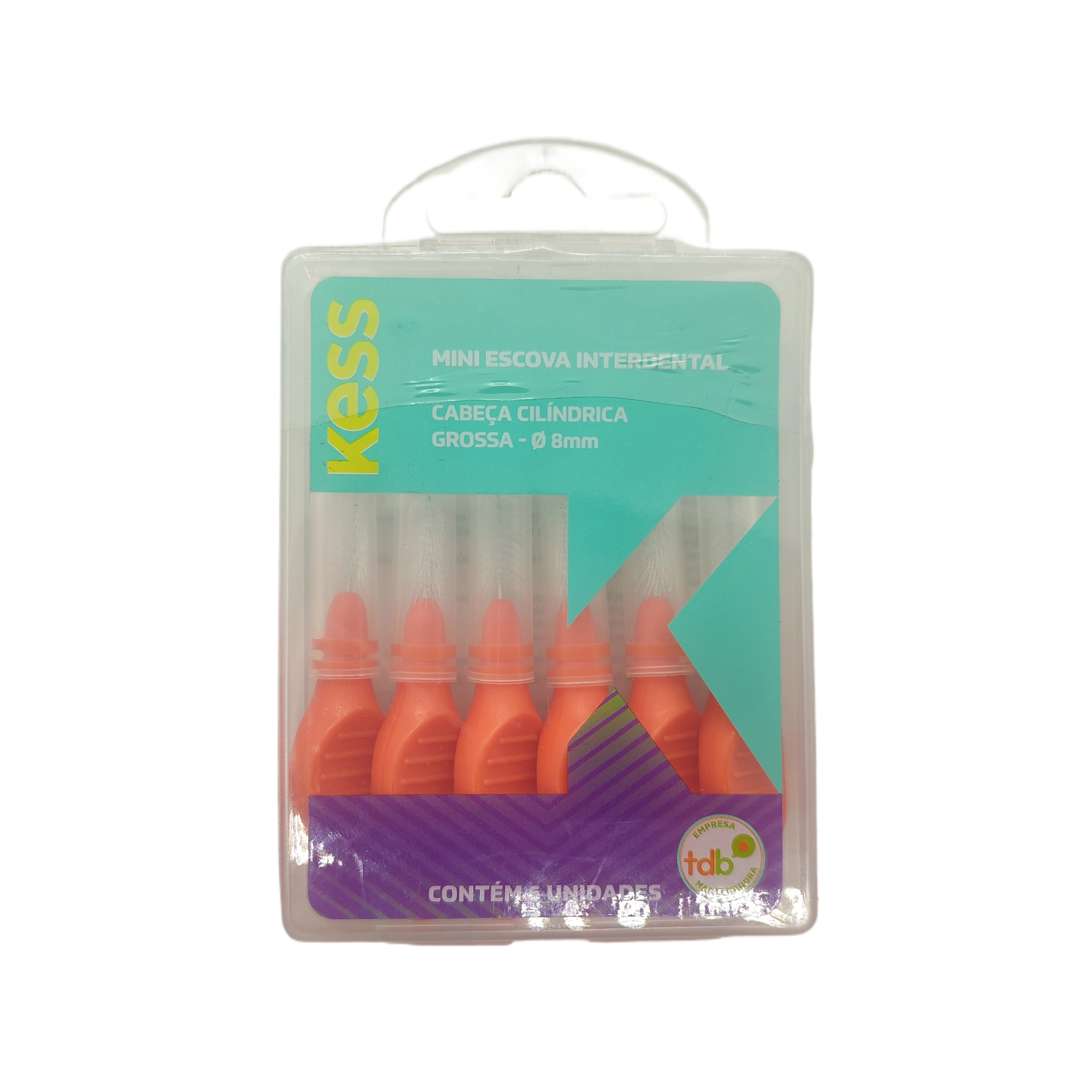 Mini Escova Interdental Kess Cilindrica 8mm
