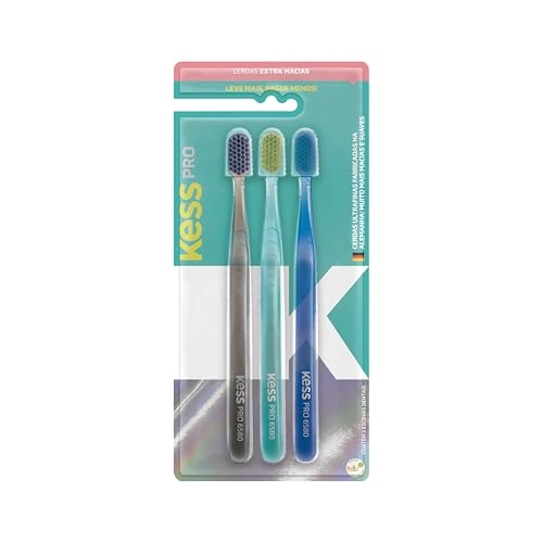 Escova Dental Kess Pro Extra Macias 3un