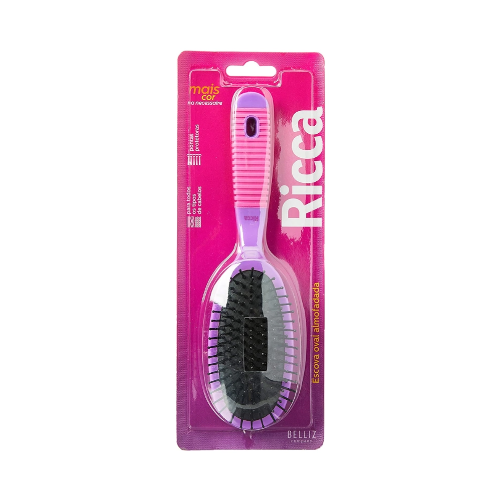 Escova Ricca Peq.pink Purple