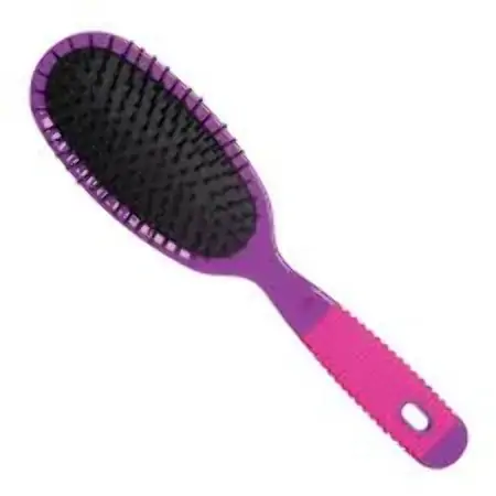 Escova Ricca Oval Gde Pink Purple