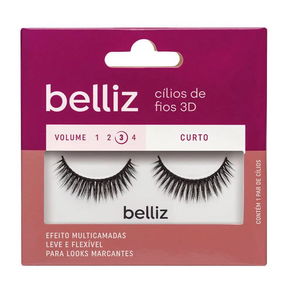 Cilios Posticos Maestral Belliz 3d 206 1un