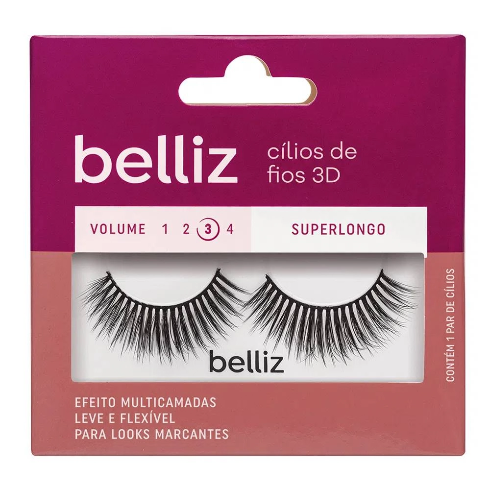 Cilios Posticos Maestral Belliz 3d 214 1un