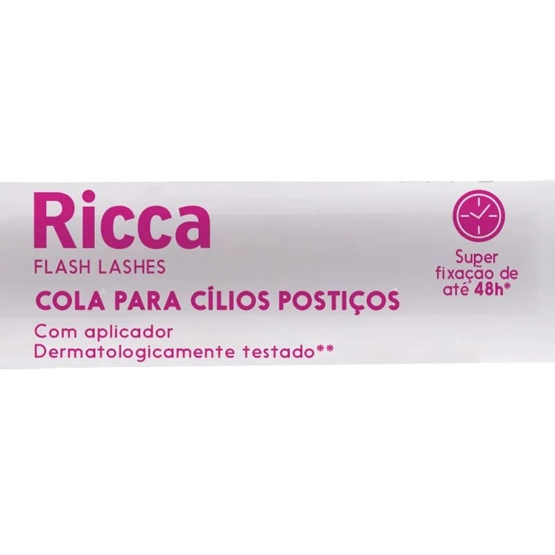 Cola P/cilios Posticos Ricca 48h Branca 1un