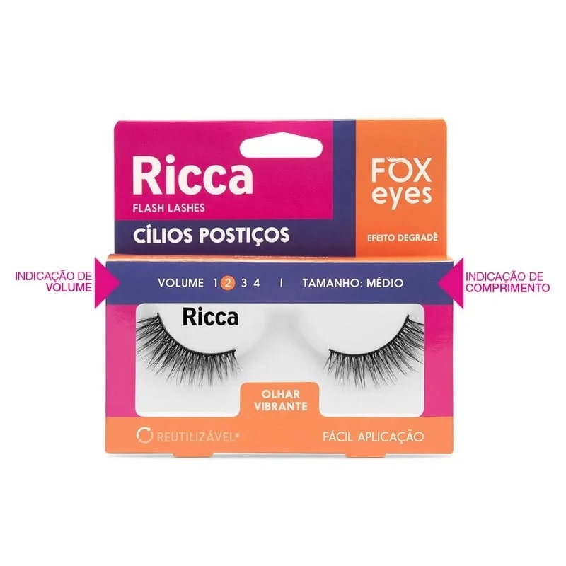 Cilios Fox Eyes Olhar Vibrante Ricca