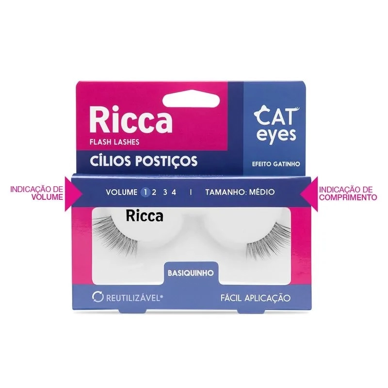 Cilios Cat Eyes Basiquinho Ricca