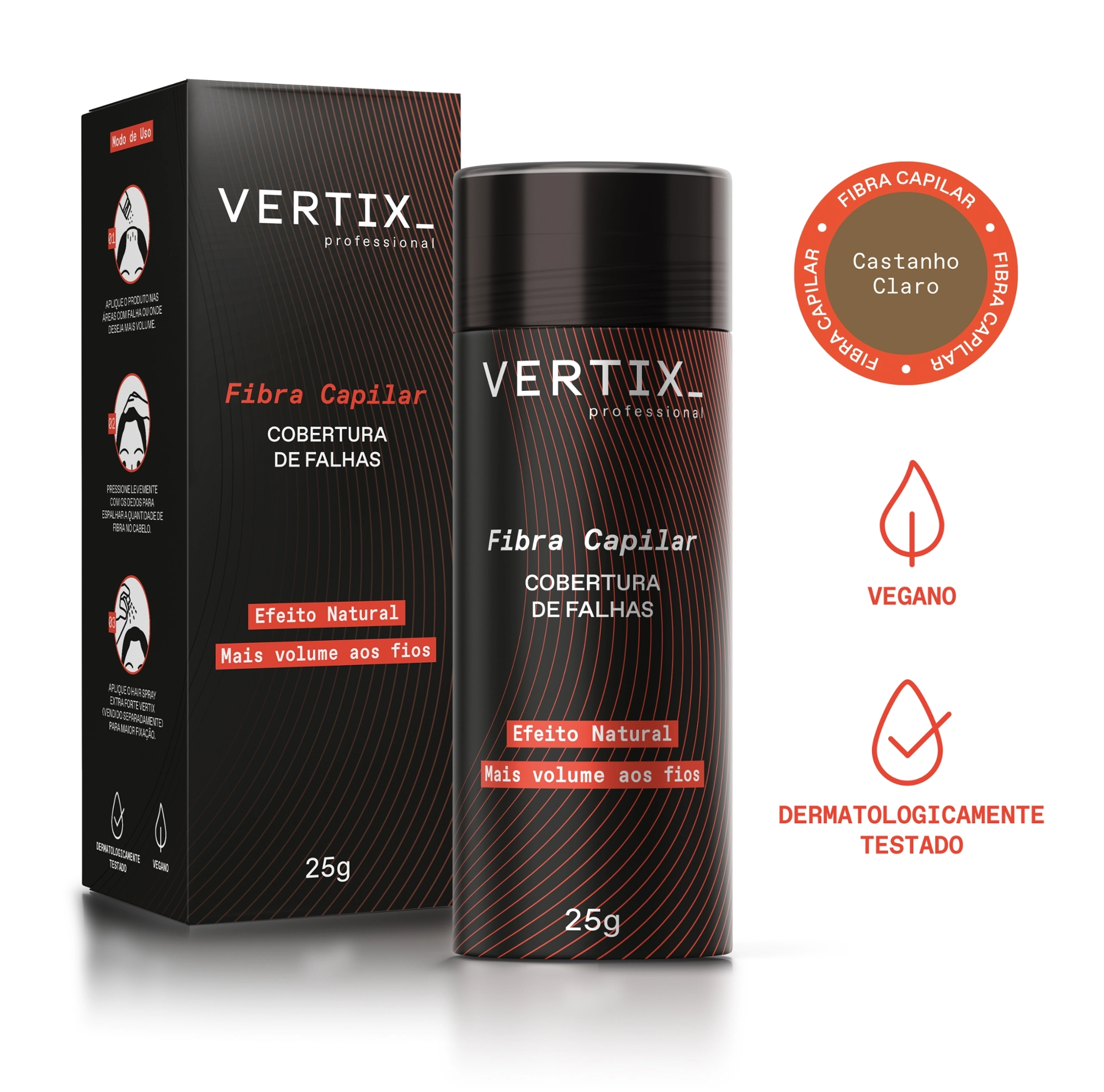 Fibra Capilar Vertix Caebelos Loiros 25g