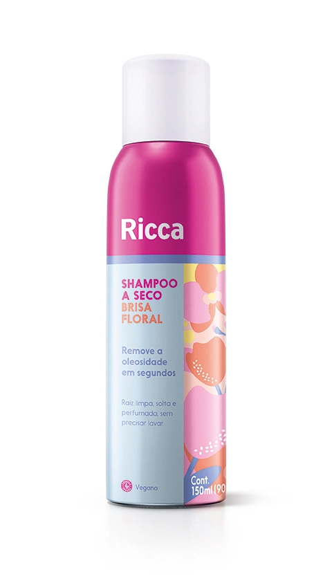Shampoo A Seco Ricca Brisa Floral 150ml