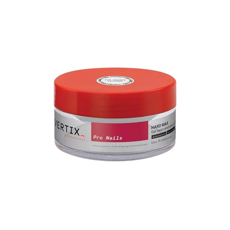 Gel Construtor Hard Max 24g Branco Leitoso Vertix