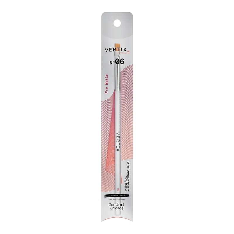 Pincel Para Alongamento De Unhas N06 Vertix