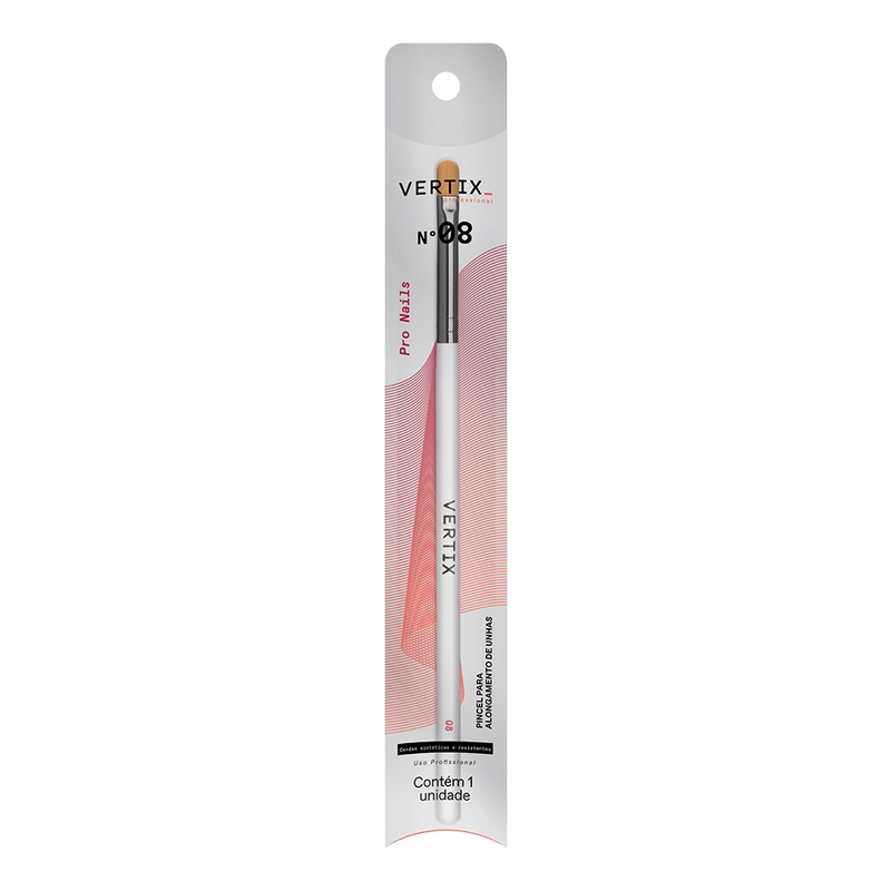 Pincel Para Alongamento De Unhas N08 Vertix