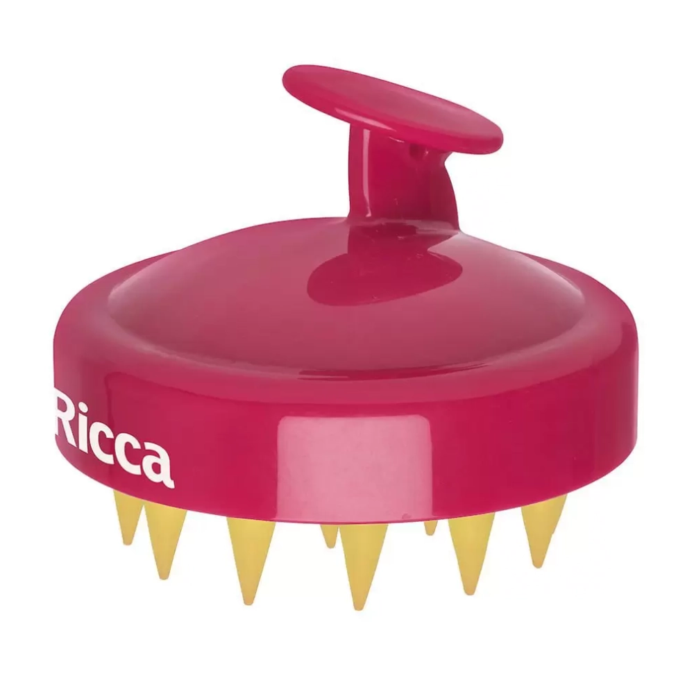 Escova Massageadora De Couro Cabeludo Ricca Shampoo Brush Ricca 1un