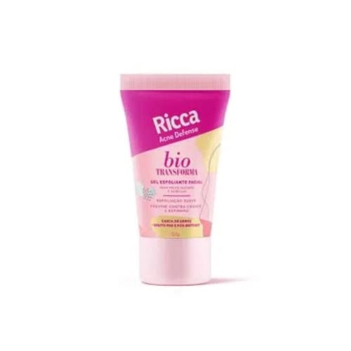 Gel Facial Esfoliante Ricca Acne Defense Bisnaga 60g