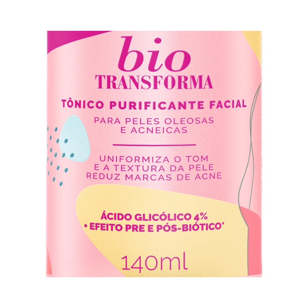 Tônico Facial Purificante Ricca Acne Defense Frasco 140ml
