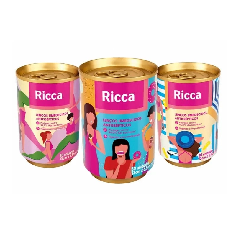 Lencos Antissepticos Ricca C/30un