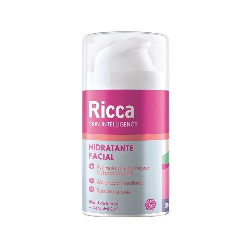 Hidratante Facial Ricca Skin Intelligence Frasco 50g Spray