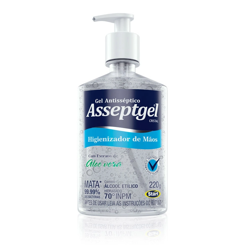 Gel P Maos Asseptgel Cristal 220g