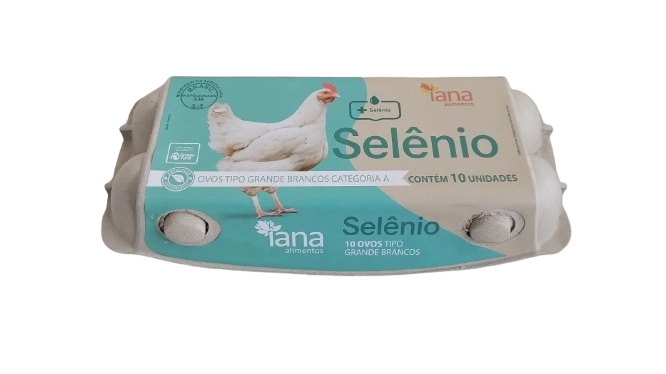 Ovos Branco Iana Selenio C/10un Grande