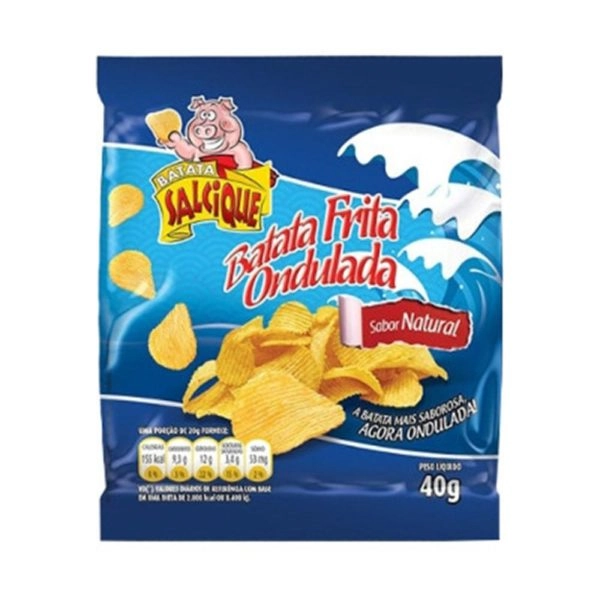 Salgadinho Batata Ondulada Salcique 40g