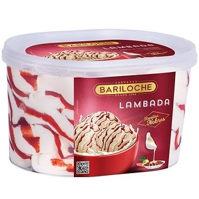 Sorvete Bariloche 1,5kg Lambada