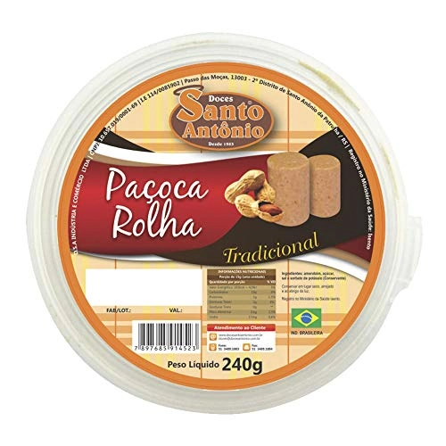 Paçoquinha Santo Antônio Pote 240g