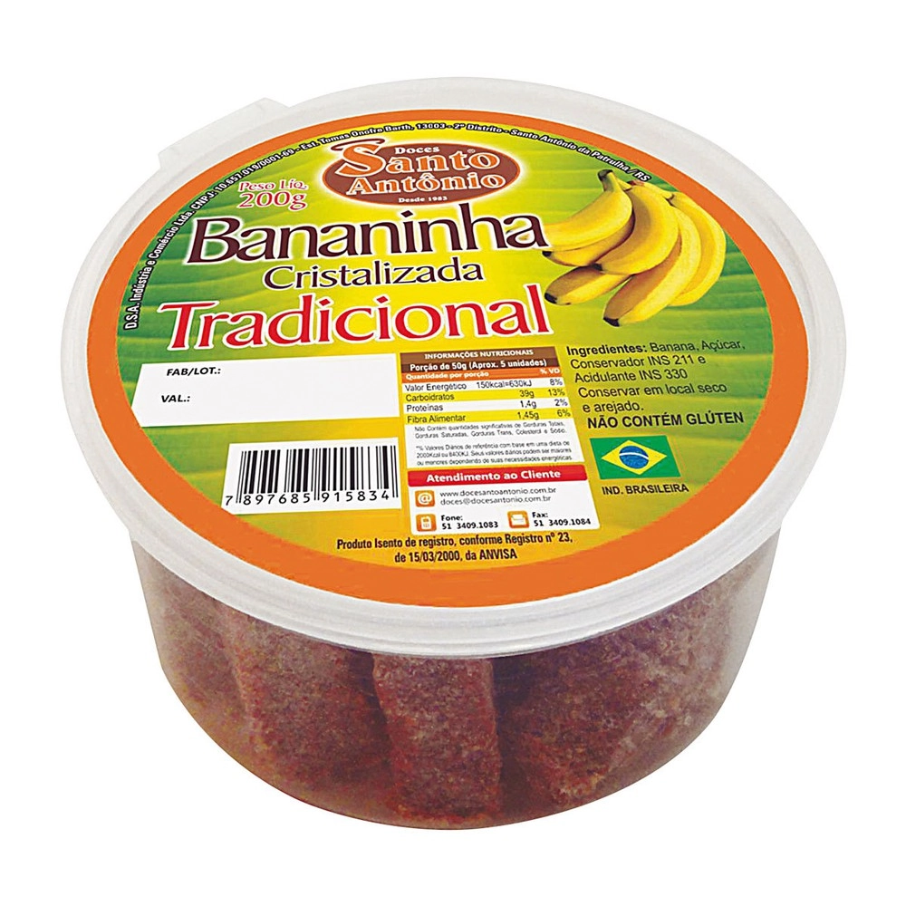 Bananinha Tradicional Santo Antonio 200g
