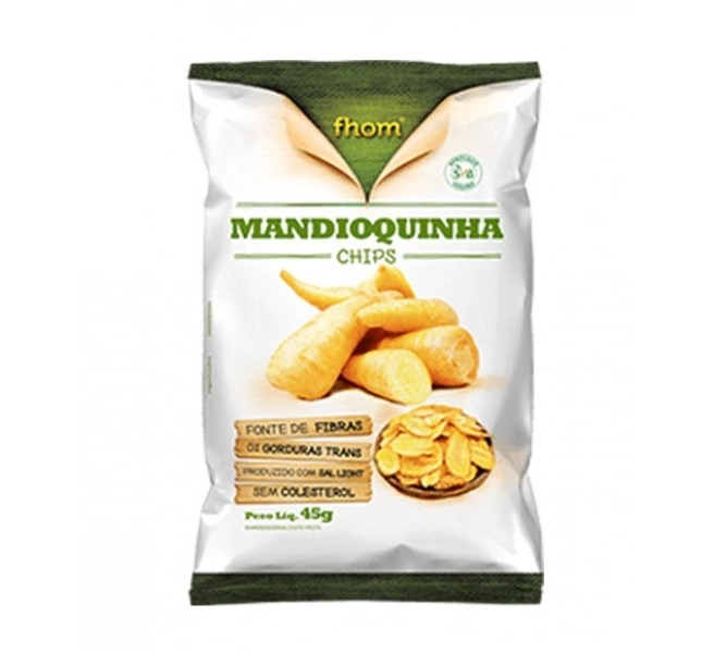 Chips De Mandioquinha Fhom Raízes Pacote 45g