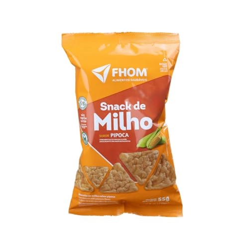 Snack De Milho Pipoca Fhom Pacote 55g