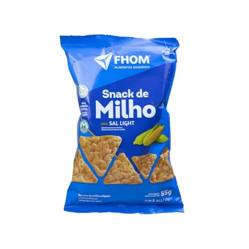 Snack De Milho Light Fhom Pacote 55g