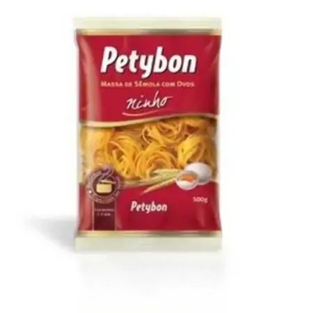 Macarrão De Sêmola Com Ovos Ninho Petybon Pacote 500g