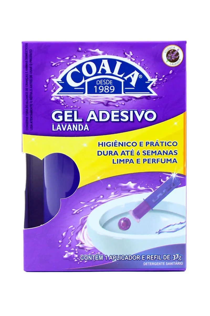 Aplicador Gel Adesivo Refil Coala 37g Lavanda