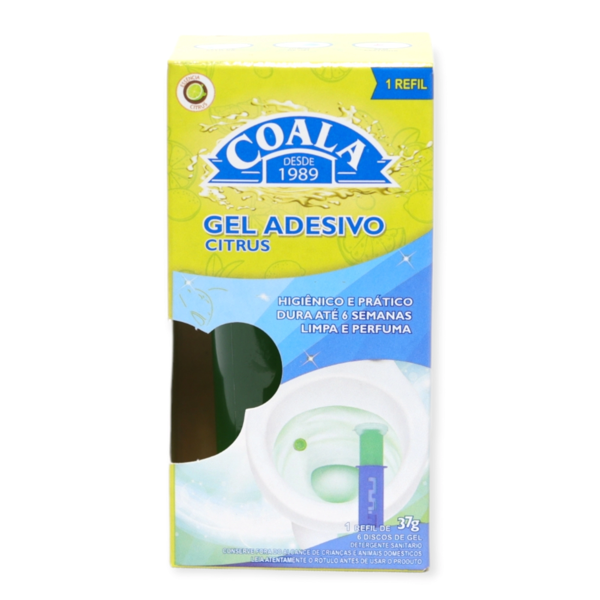 Gel Adesivo Coala 37g Refil Citrus