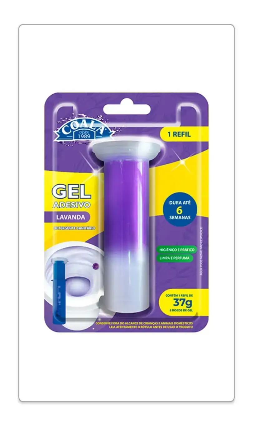 Gel Adesivo Refil Lavanda 37g