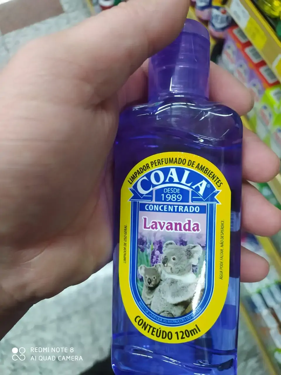 Limpador Perfumado Concentrado Lavanda Coala Squeeze 120ml