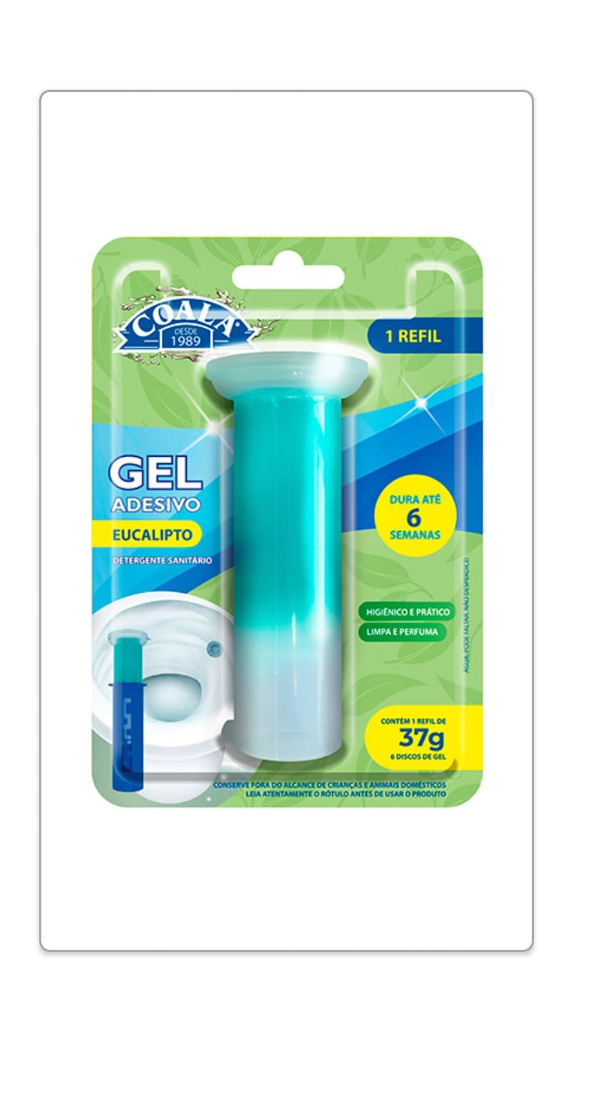 Gel Adesivo Coala Eucalipto Refil 37g