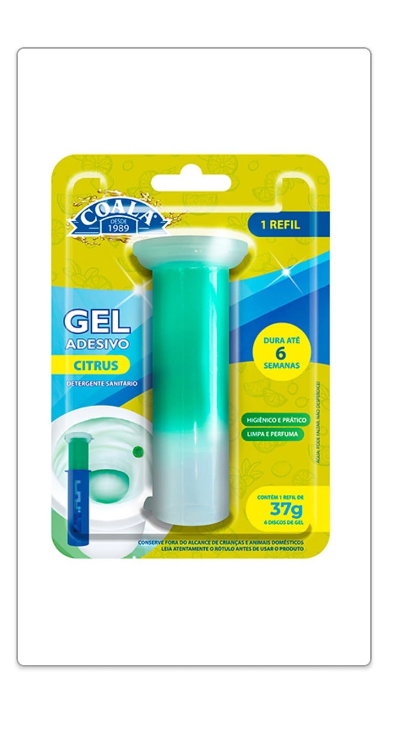 Gel Adesivo Coala Citrus Refil 37g