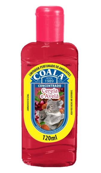 Limpador Perfumado Concentrado Cereja E Avelã Coala Squeeze 120ml