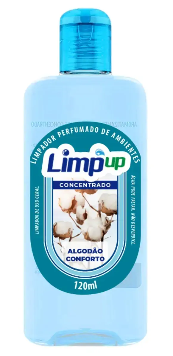Limpador Perfumado Concentrado Algodão Conforto Limp Up Frasco 120ml