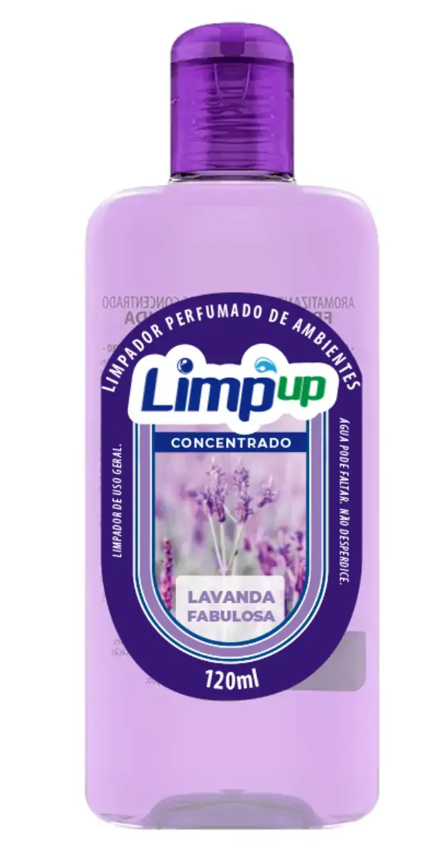 Limpador Perfumado Concentrado Lavanda Fabulosa Limp Up Frasco 120ml
