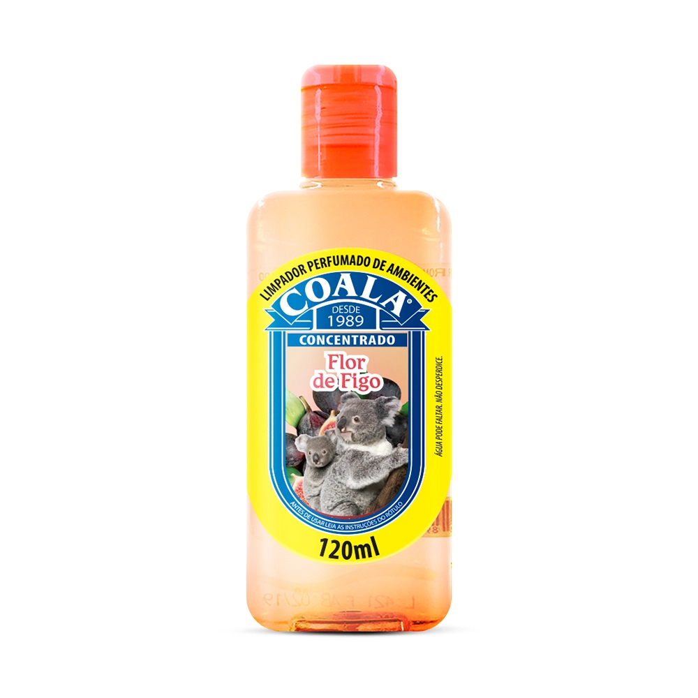Limpador Perfumado Concentrado Flor De Figo Coala Squeeze 120ml